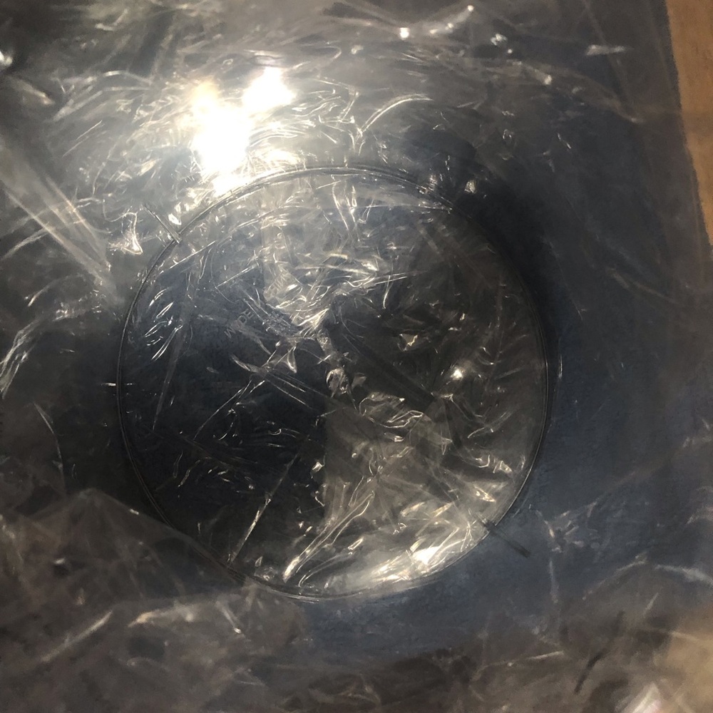 New Acrylic Clear Trash Can.